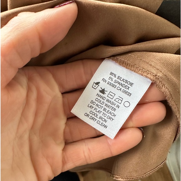 Nic+Zoe Copper Silk Tank - Picture 3 of 3